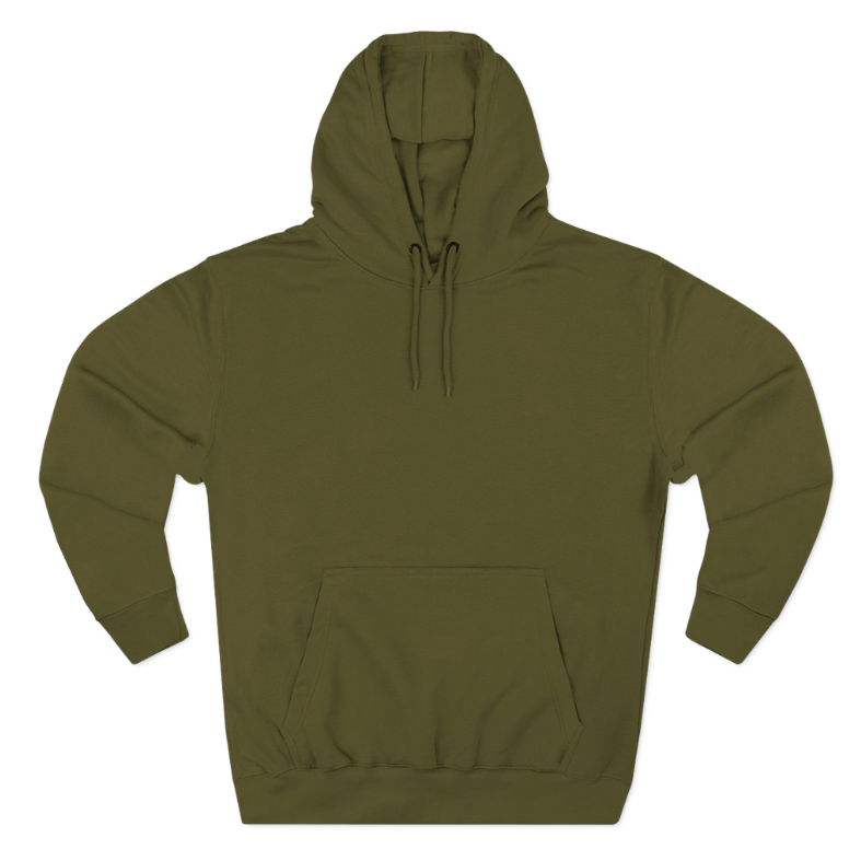 Army green hoodie